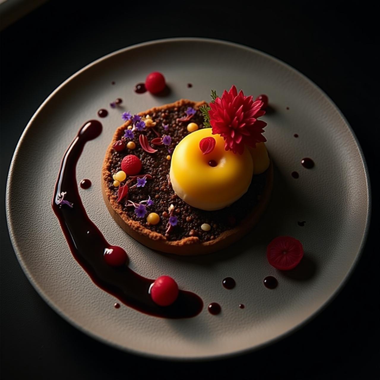 Avant-garde plating at Archos Cosmos Hotel